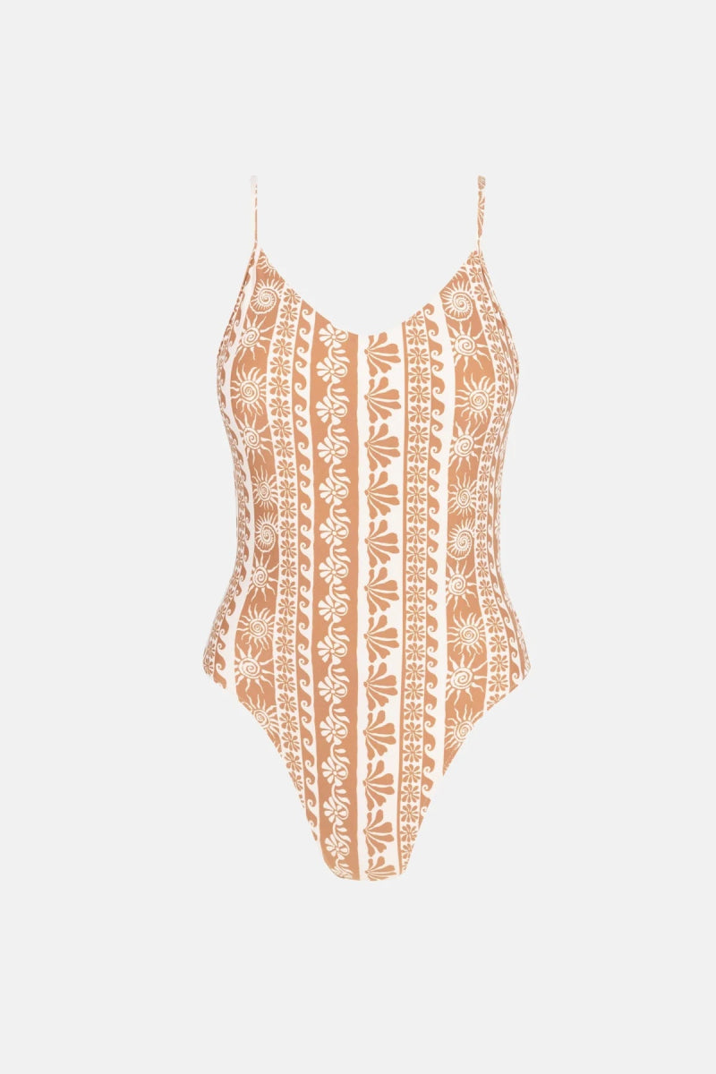 Seafarer Tie Back Minimal One Piece Femme#Maillots De BainRhythm