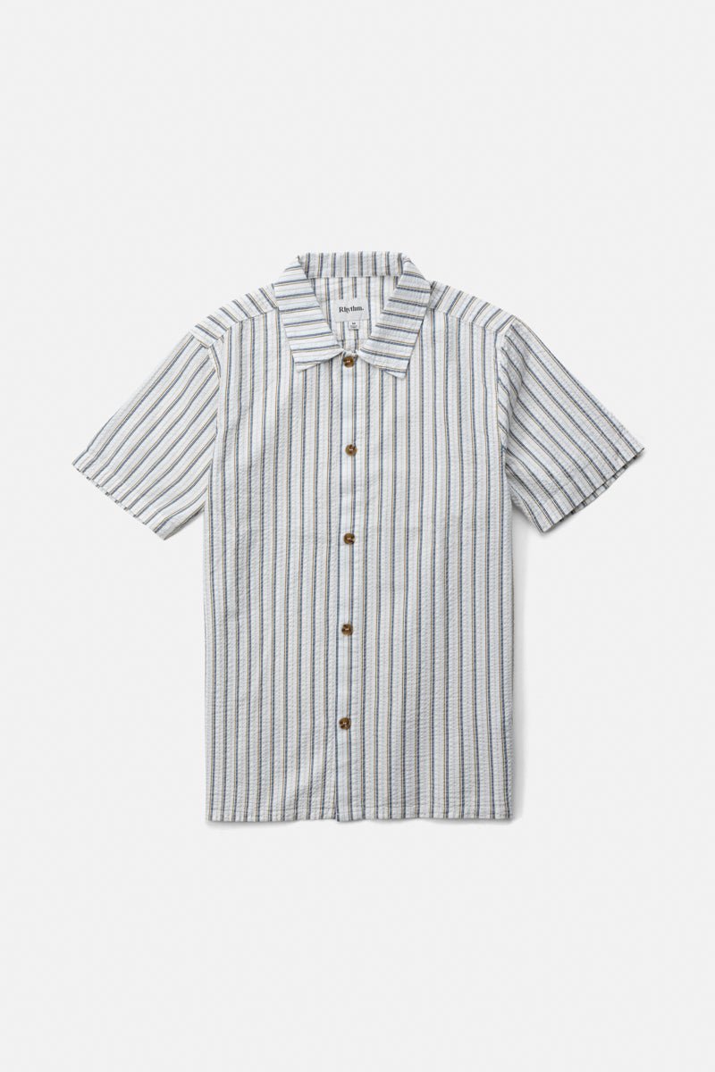 Seersucker Stripe S/S - Chemise HommeChemisesRhythm