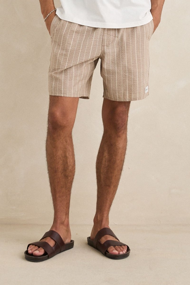 Seersucker Strpe - Short HommeShortsRhythm
