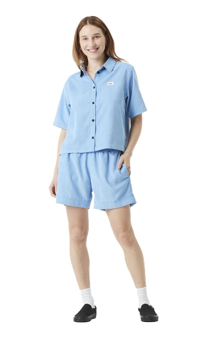 Sesia Cord Shirt Chemise Femme Vista Blue#ChemisesPicture