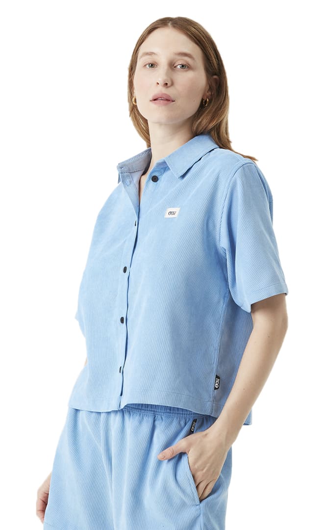 Sesia Cord Shirt Chemise Femme Vista Blue#ChemisesPicture