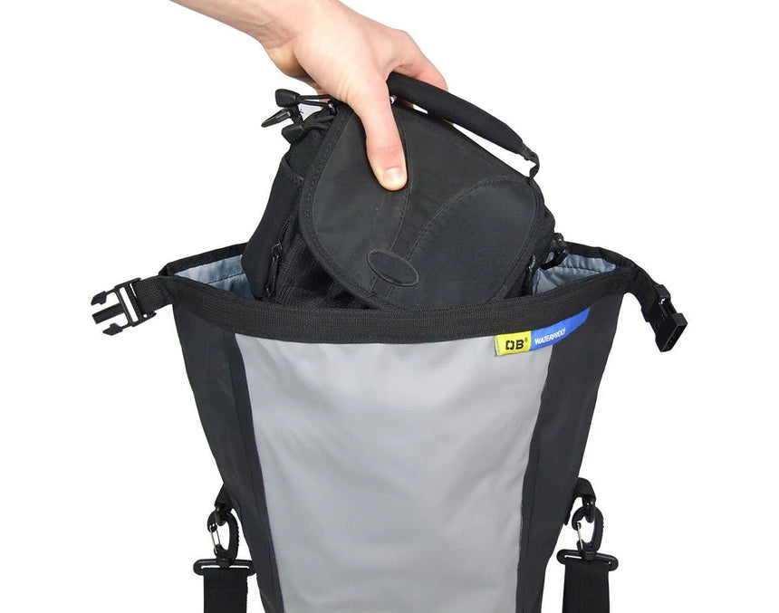 Slr Roll - Top Camera Bag - Sacoche Étanche Grise 15 L Pour Appareil PhoSleevesOverboard