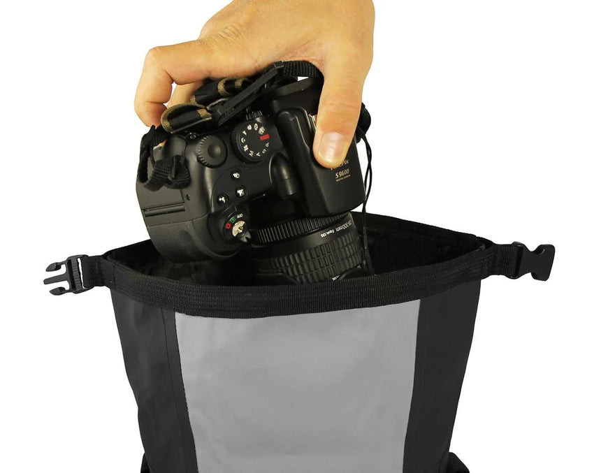 Slr Roll - Top Camera Bag - Sacoche Étanche Grise 7 L Pour Appareil PhotSleevesOverboard