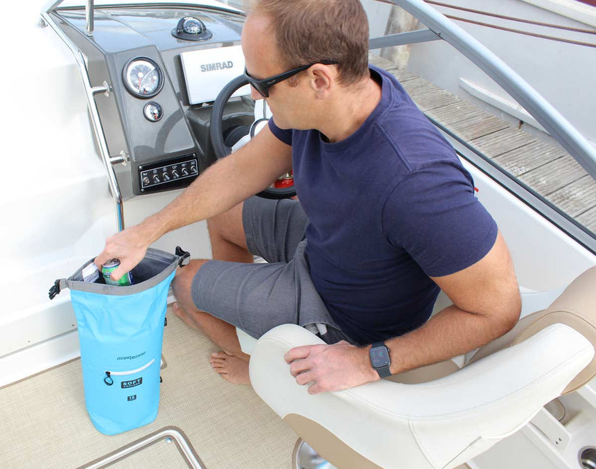 Soft Cooler Bag - Sac Isotherme Étanche 15 L BleuBaggageOverboard