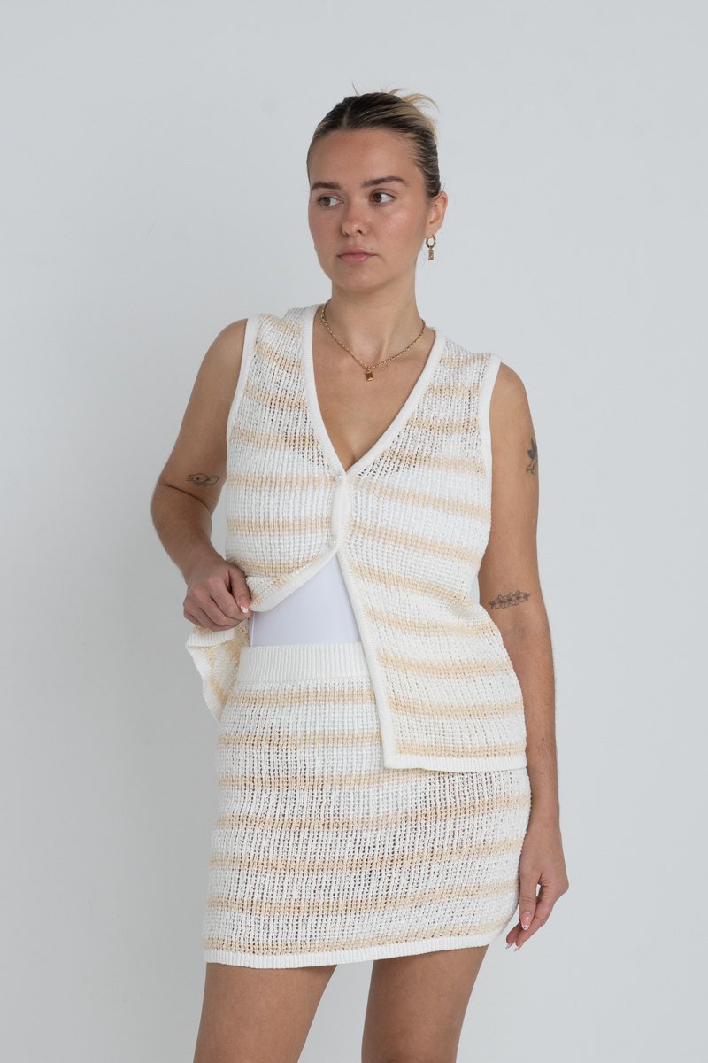Sol Stripe - Jupe Courte FemmeOverswimRhythm