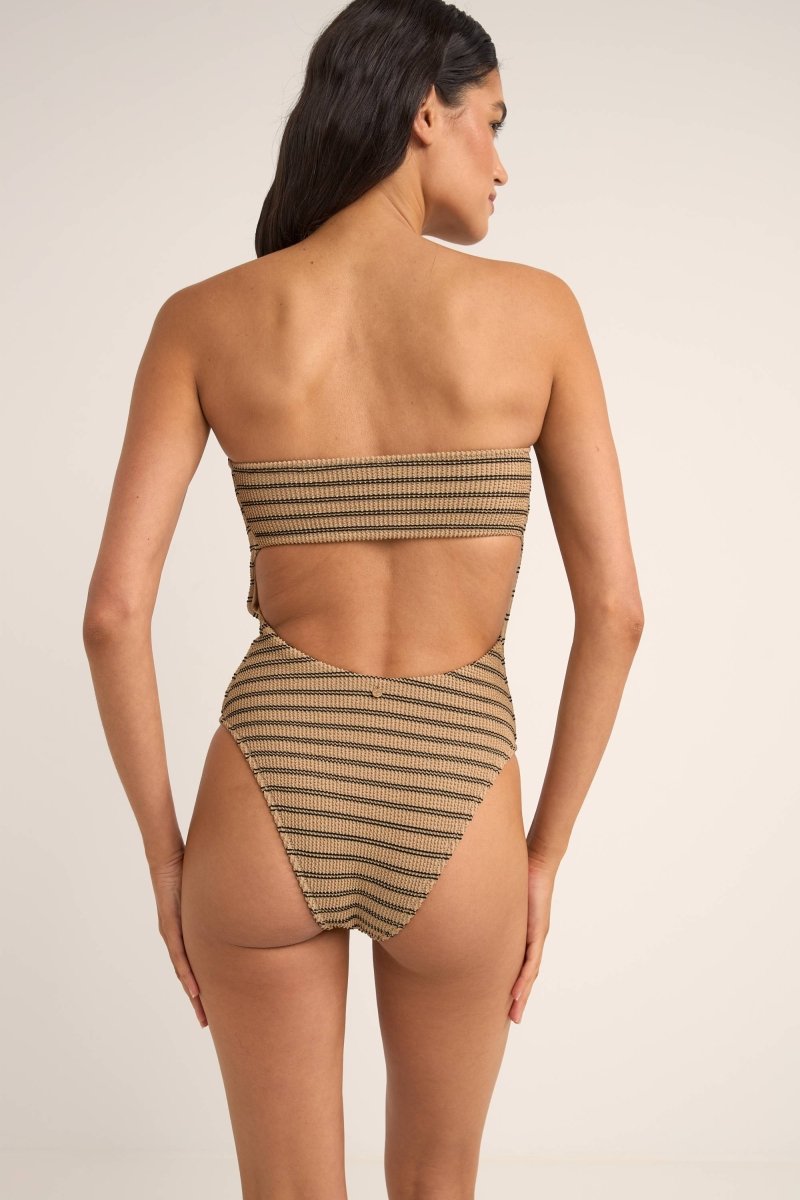 Sol Stripe Strapless One Piece Femme#Maillots De BainRhythm