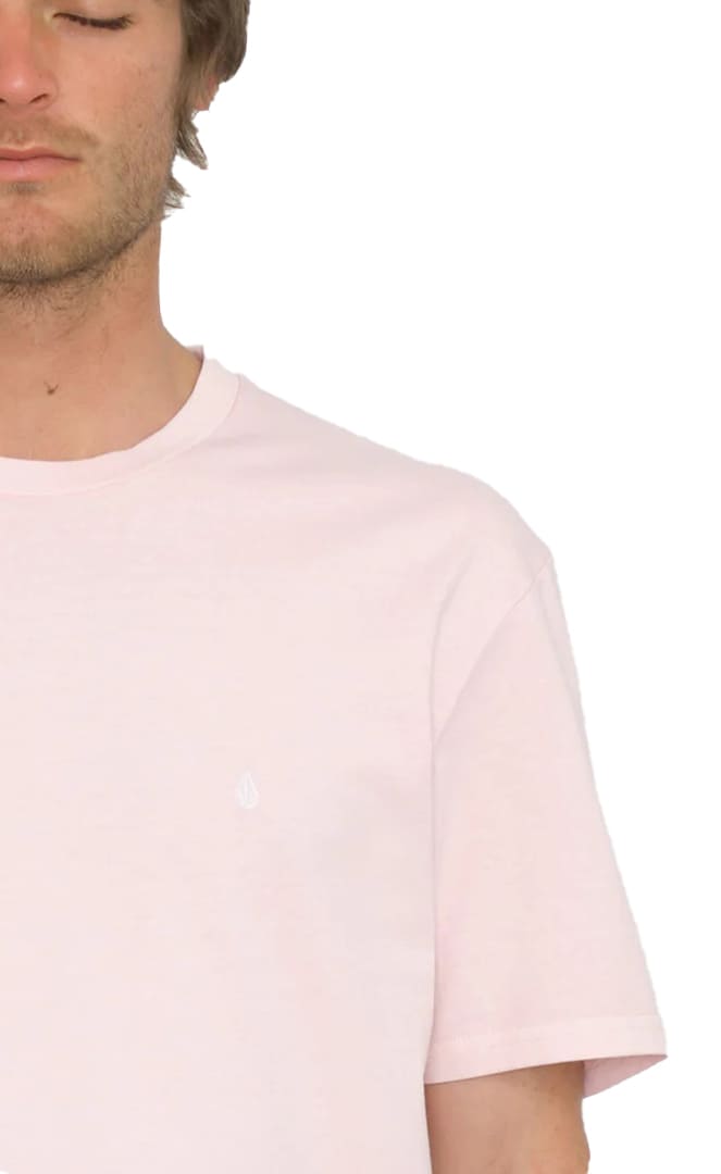 Solid Stone Tee Shirt Coupe Classique Manches Courtes Homme#Tee ShirtsVolcom