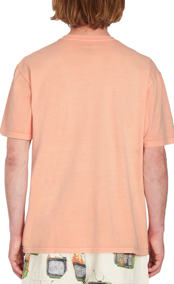 Solid Stone Tee Shirt Coupe Classique Manches Courtes Homme#Tee ShirtsVolcom