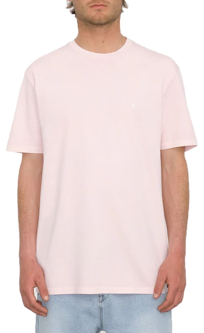 Solid Stone Tee Shirt Coupe Classique Manches Courtes Homme#Tee ShirtsVolcom