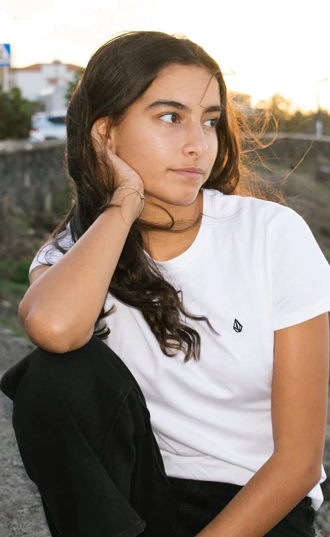 Stone Blanks Tee Shirt Femme#Tee ShirtsVolcom