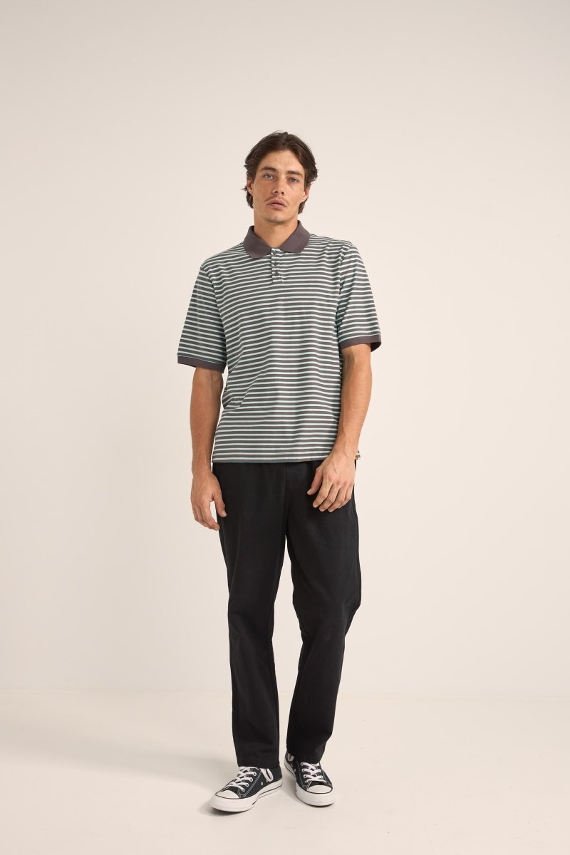 Stripe - S/S Polo HommeTee ShirtsRhythm