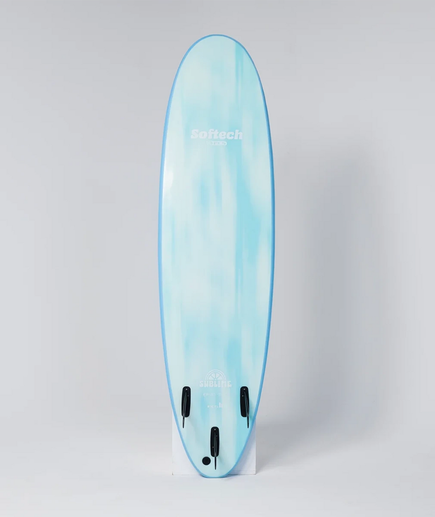 Sublime FCS II Sky Blue - Planche De Surf SoftboardSoftboardSoftech