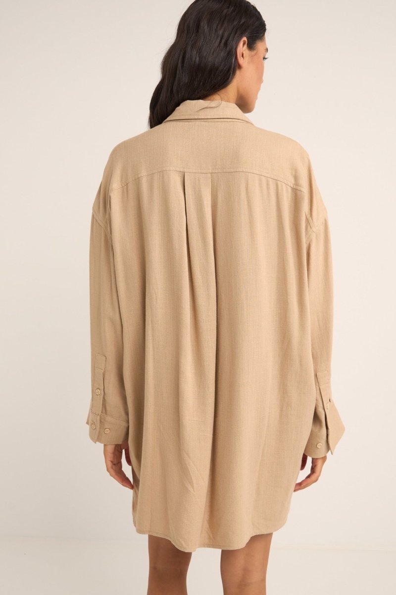 Sun Ray Long Sleeve - Robe Chemise FemmeOverswimRhythm