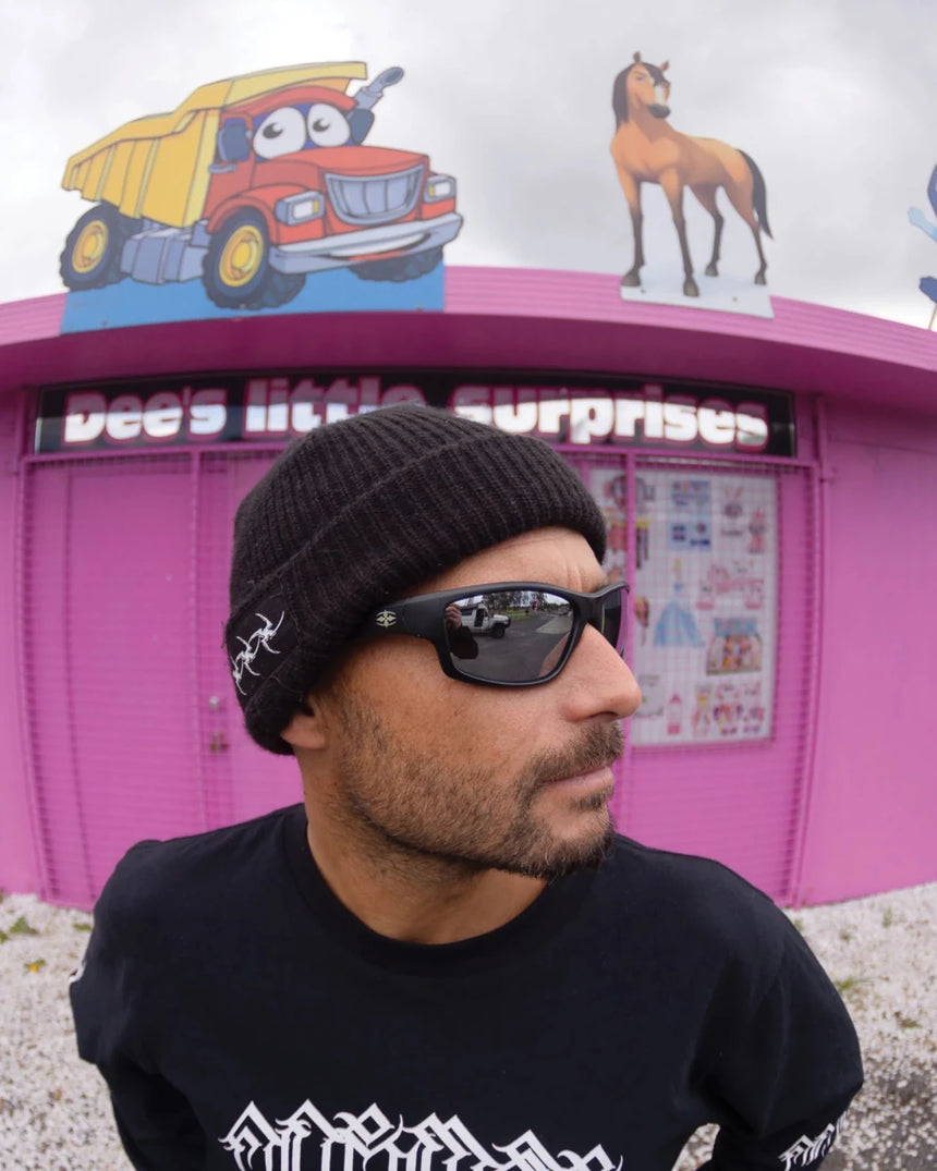Teenage Zero MatteBlack/Orange Reflective Polarised Lunettes de SoleilLunettes De SoleilRitual Vision