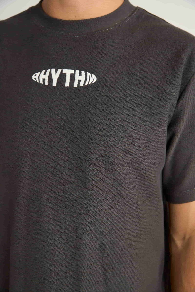 Terry Contrast Stitch Ss T-Shirt Homme#Tee ShirtsRhythm