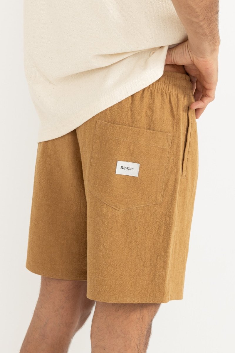 Textured Linen Jam - Short HommeShortsRhythm