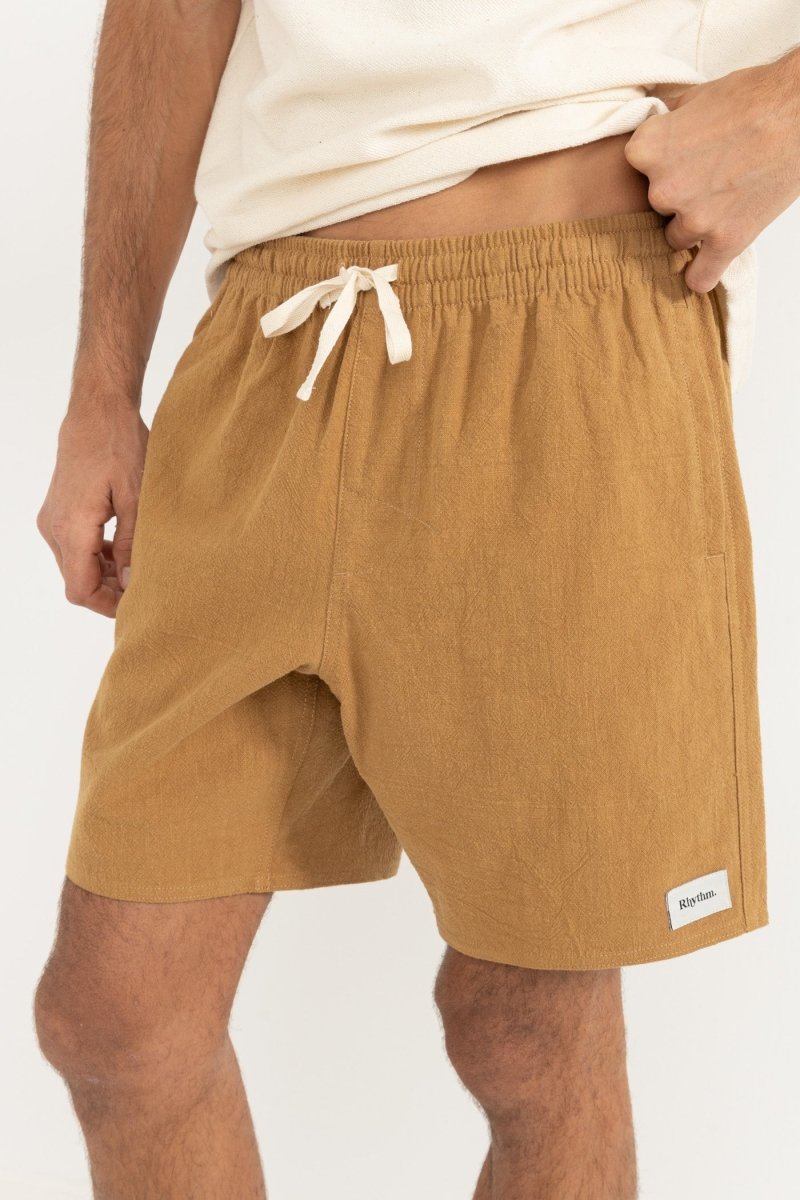 Textured Linen Jam - Short HommeShortsRhythm