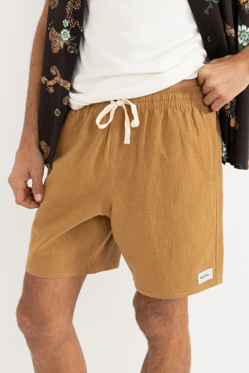 Textured Linen Jam - Short HommeShortsRhythm