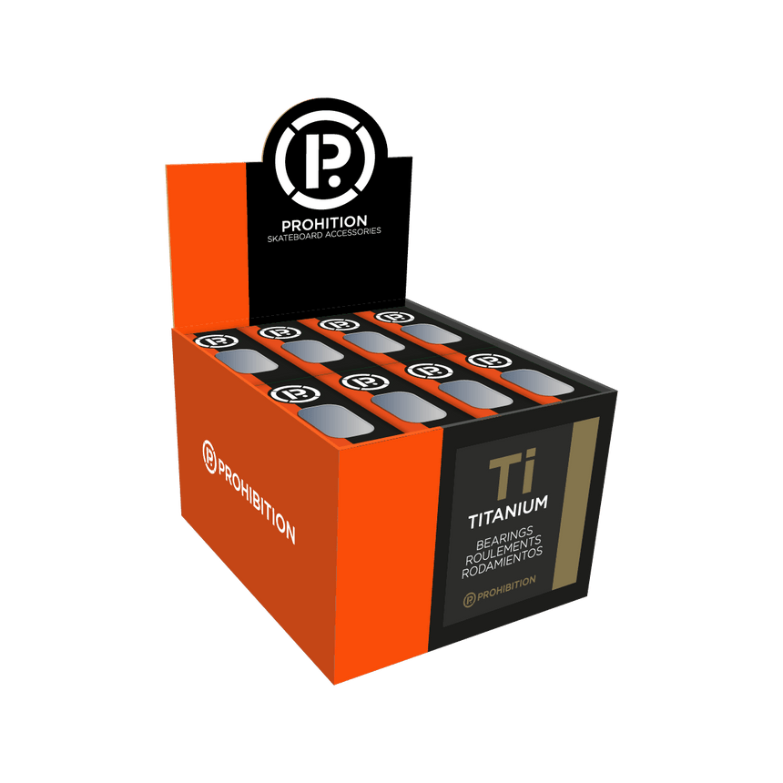 Titanium Roulements Skate*8#RoulementsProhibition
