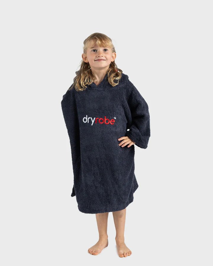 Towel Robe Organic - Poncho Coton Organic Enfant NavyPonchosDryrobe