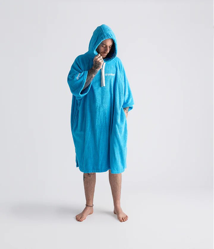 Towel Robe - Poncho Coton Organic Adulte BleuPonchosDryrobe