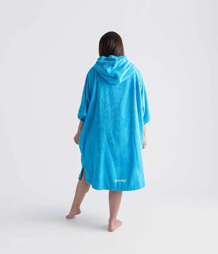 Towel Robe - Poncho Coton Organic Adulte BleuPonchosDryrobe