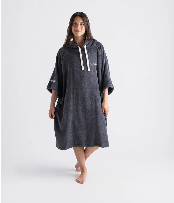 Towel Robe - Poncho Coton Organic Adulte GrisPonchosDryrobe