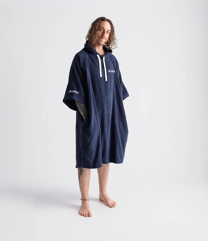 Towel Robe - Poncho Coton Organic Adulte NavyPonchosDryrobe