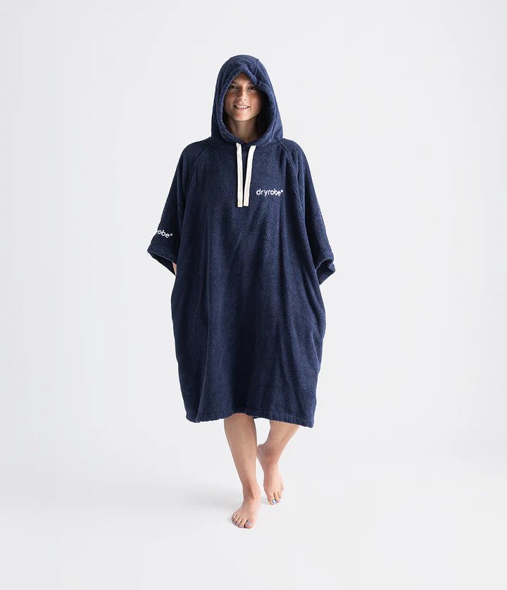 Towel Robe - Poncho Coton Organic Adulte NavyPonchosDryrobe