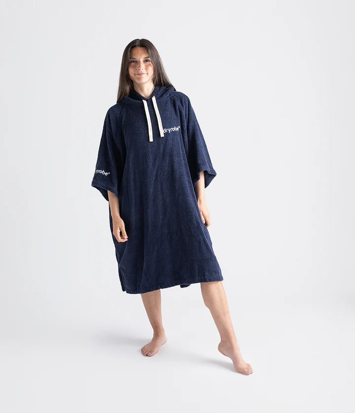 Towel Robe - Poncho Coton Organic Adulte NavyPonchosDryrobe
