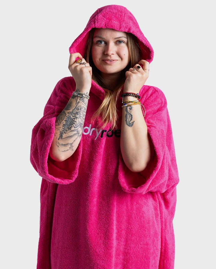 Towel Robe - Poncho Coton Organic Adulte RosePonchosDryrobe