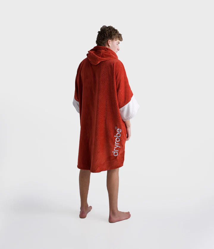 Towel Robe - Poncho Zippé Coton Organic Adulte OrangePonchosDryrobe