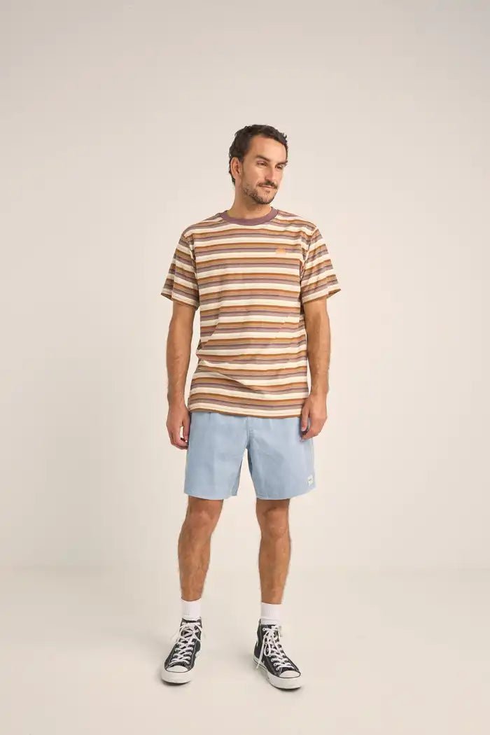 Vintage Stripe Ss T-Shirt Homme#Tee ShirtsRhythm