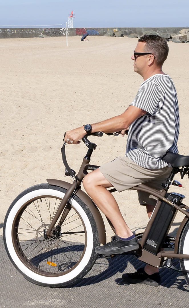 Voltaway Search Beach Cruiser Electrique Chestnut#Voltaway