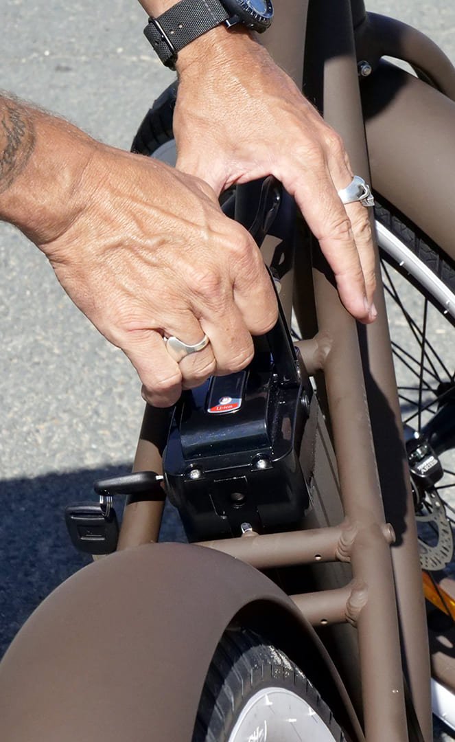 Voltaway Search Beach Cruiser Electrique Chestnut#Voltaway