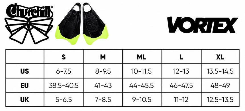 Vortex Swimfins - Palmes De BodyboardPalmesChurchill