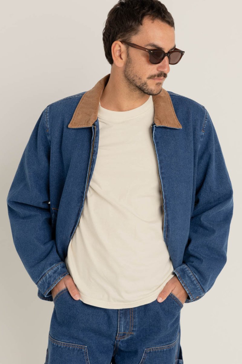 Washed Denim James - Veste HommeVestesRhythm