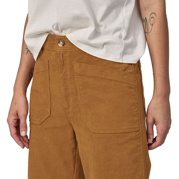 Wide Leg Cord Pantalon Femme#PantalonsPatagonia