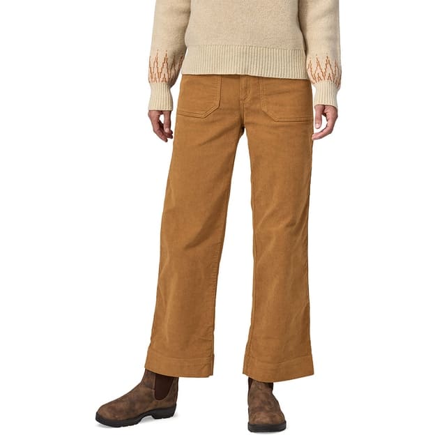 Wide Leg Cord Pantalon Femme#PantalonsPatagonia