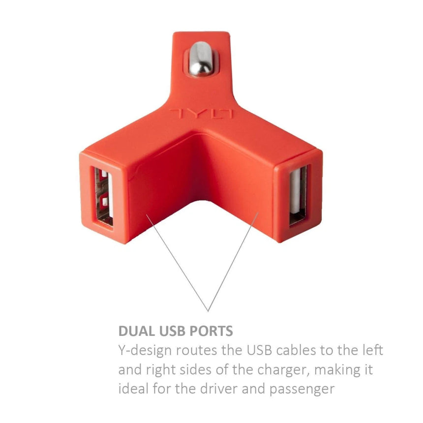 Y-CHARGE 4.2 A USB Car Charger Micro/USBChargeurTylt