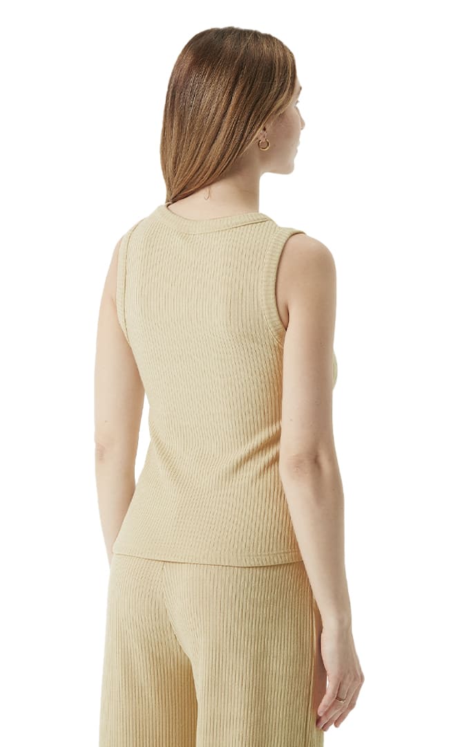 Ziaky Knit Tank Debardeur Femme Wood Ash#DébardeursPicture