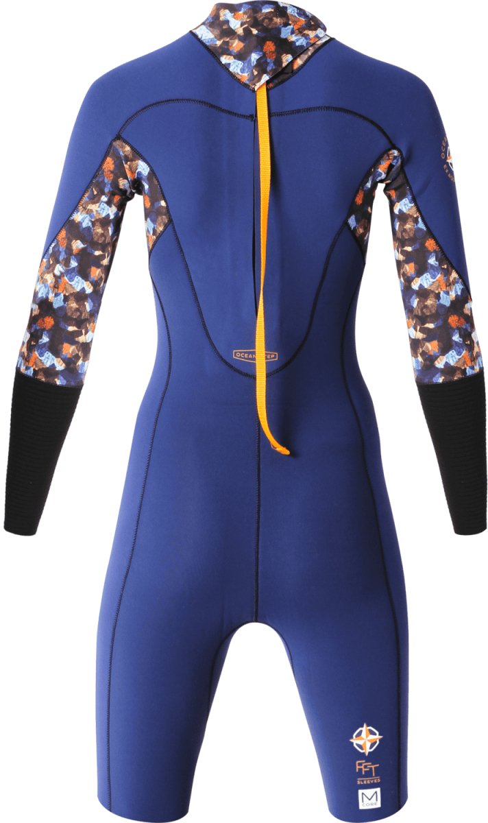 2/2 Optimizer Dual Zip L/S Shorty Longe Cote Femme#ShortyOcean Step