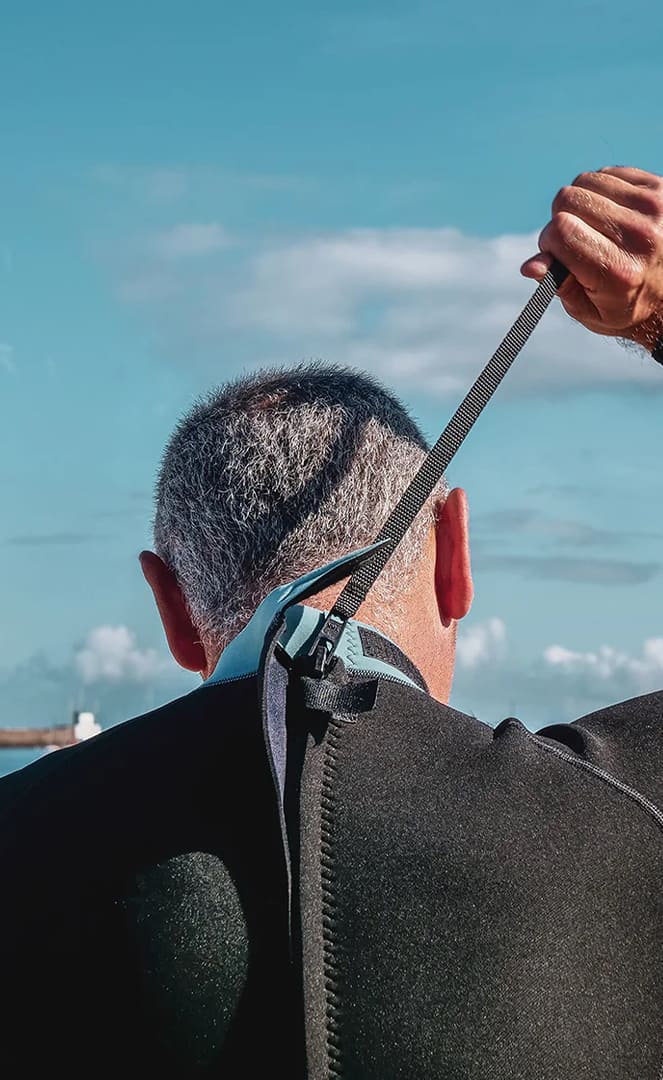 2/2 Optimizer Dual Zip L/S Shorty Longe Cote Homme#ShortyOcean Step