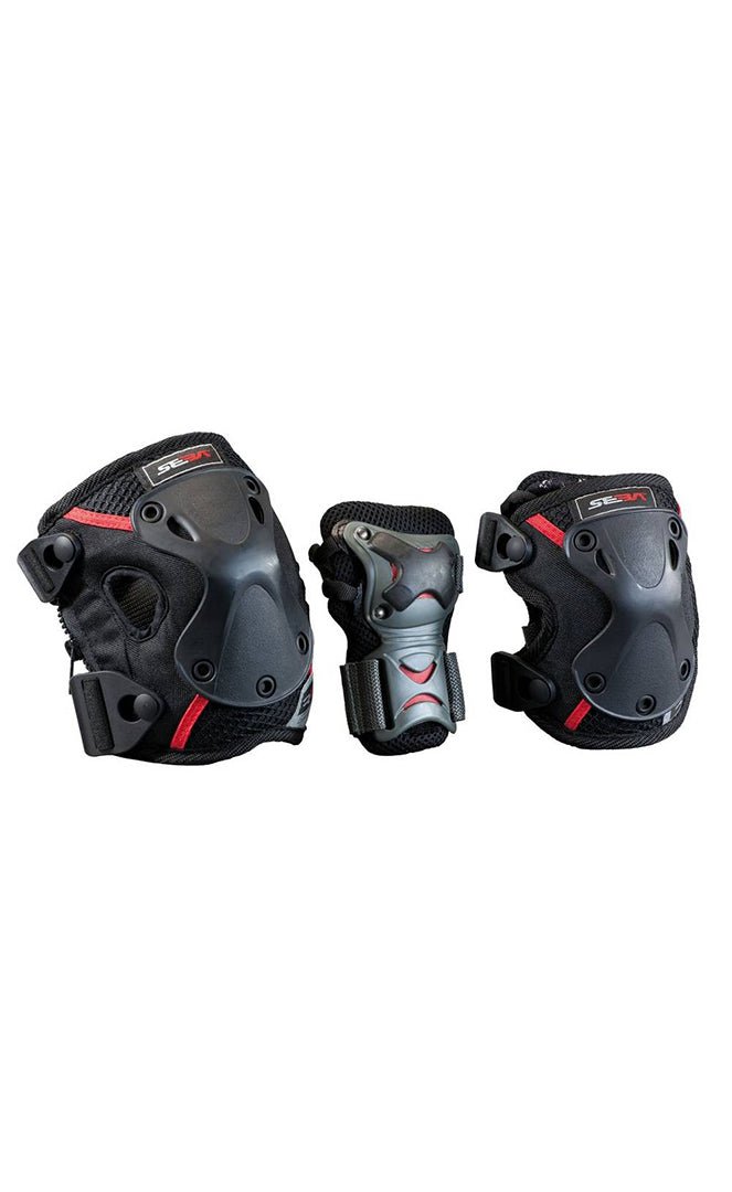 3 Pack Pro Pack De Protections Skate Roller#PacksSeba