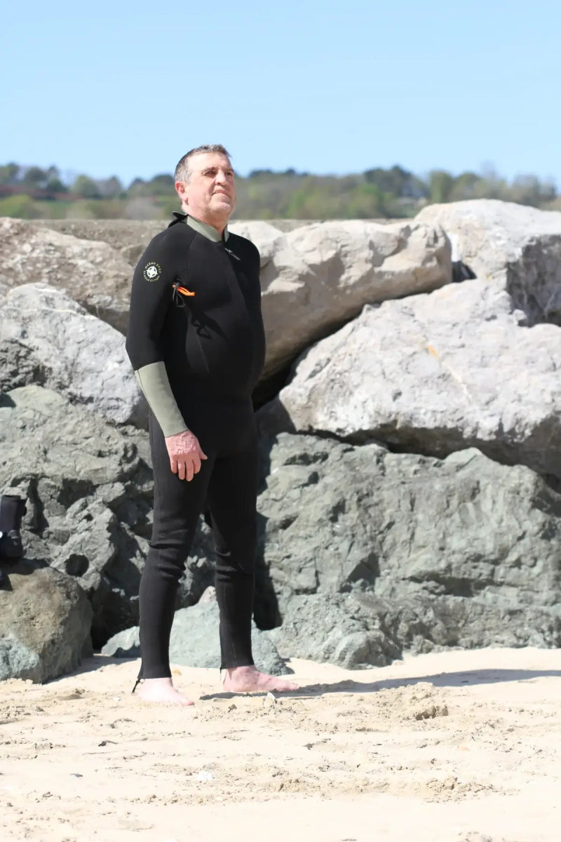 3/2 Dual Zip Combinaison Longe Cote Homme#SteamersOcean Step