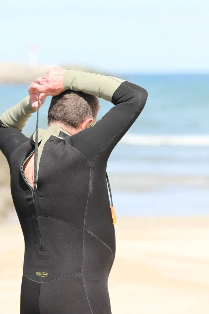 3/2 Dual Zip Combinaison Longe Cote Homme#SteamersOcean Step