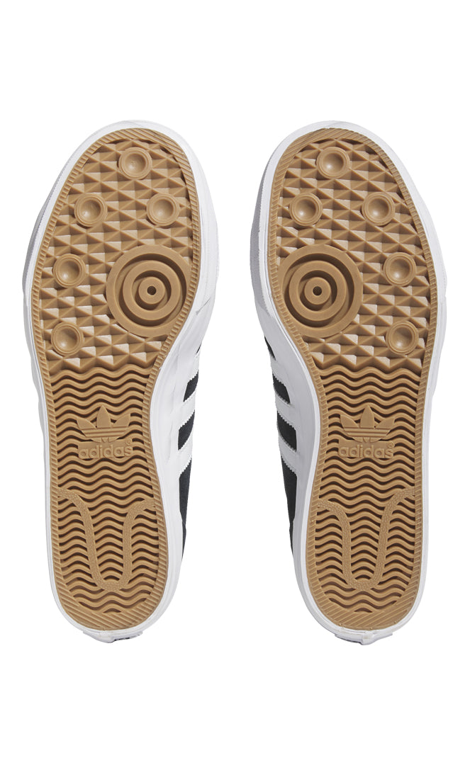 Adidas Nizza Low Adv Black White Chaussures De Skate BLACK/WHITE