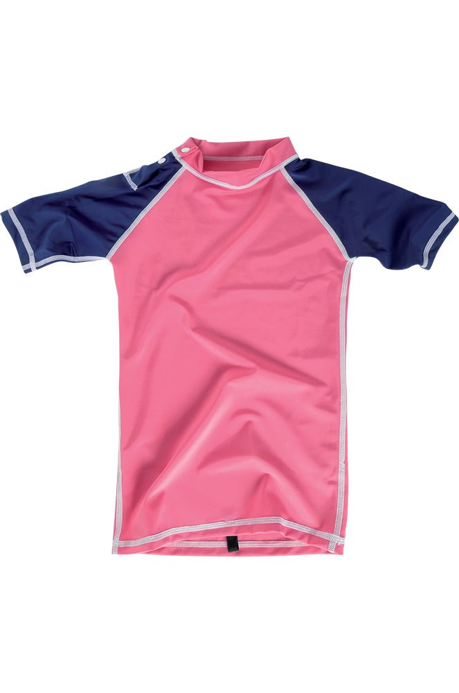 Bi-Color Manches Courtes Upf50 Lycra Surf Enfant#LycrasMdns