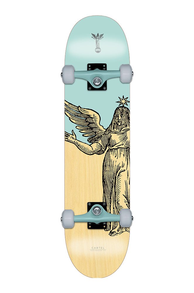 Skateboard Awaii Skawvinli-000N0 Enfant/adulte – 22,5 Pouces, 1,3 Kg, Roues Lumineuses Dynamo, Trucks Alu, ABEC 7, Dès 6 Ans