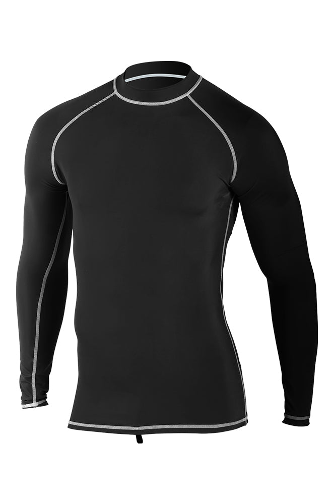 Colorblock Manches Longues Upf50 Lycra Surf Adulte#LycrasMdns
